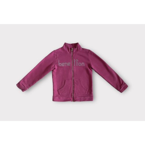Benetton rózsaszín kislány melegítőfelső - 122
