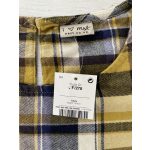 Next kockás flanel ruha - 164 (ÚJ)