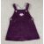 Lila kordbársony kislány ruha - 86