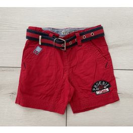 Piros fiú rövidnadrág - 80