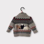 Gap állatkás kisfiú kardigán - 68