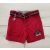 Piros kisfiú rövidnadrág - 80