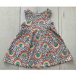 F&F szivárványos ruha - 86
