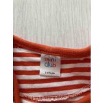 Miniclub csíkos-virágos ruha - 80-86