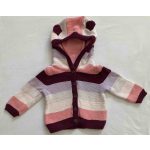 Lupilu csíkos kislány pulóver - 50-56