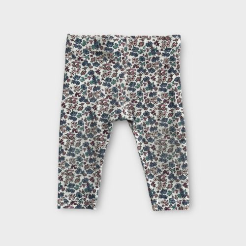 Virágos kislány leggings - 68