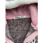 Vastag kislány pulóver cica mintával - 68-74