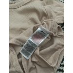 Bordázott anyagú kislány body - 68