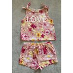H&M virágos kislány szett - 68