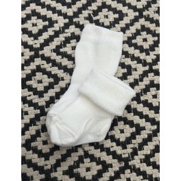 Fehér babazokni - 0-3 hó