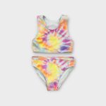 Színes kislány bikini szett - 98-104