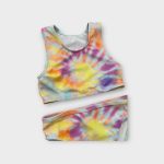 Színes kislány bikini szett - 98-104