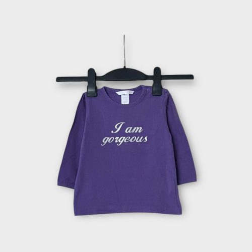 H&M lila kislány felső - 80