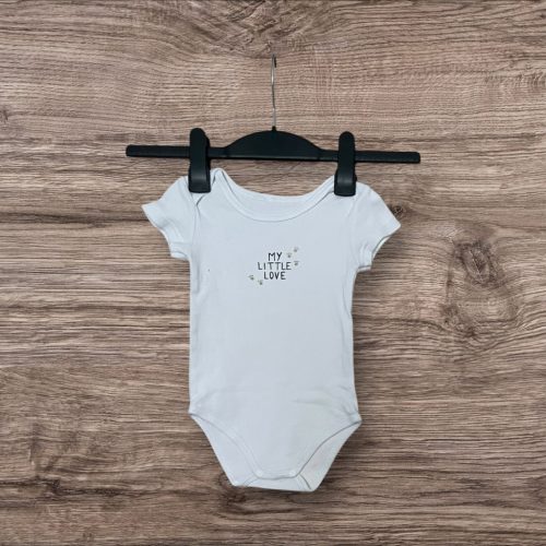 Feliratos rövidujjú body - 86