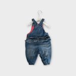 Next bélelt kislány kantáros farmernadrág - 68