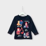 Topomini mintás kisfiú felső - 86