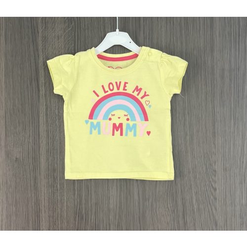Primark szivárványos kislány póló - 74