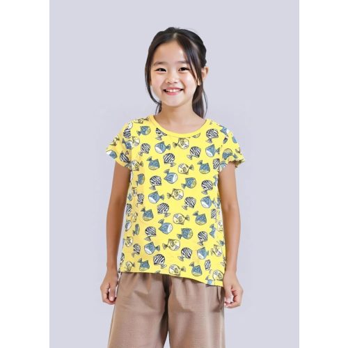 Lupilua halacskás kislány póló - 86-92 (ÚJ)