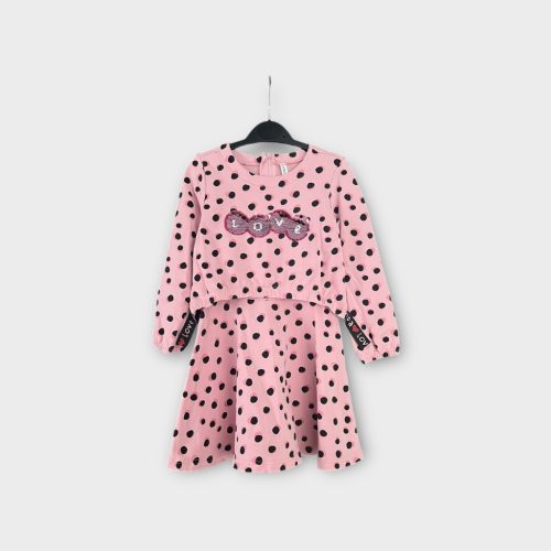 Coccodrillo pöttyös kislány ruha - 104