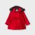 F&F piros kislány szövetkabát - 104