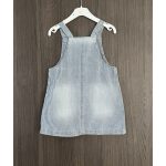 F&F csíkos kislány farmerruha - 74