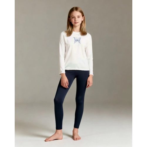 F&F pillangós lányka felső - 146 (ÚJ)