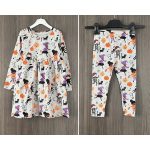 Tu Halloween mintás kislány szett - 98-104 (ÚJ)