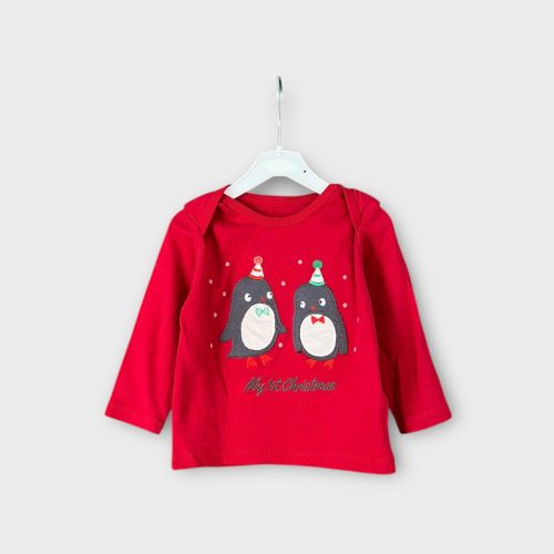 M&S karácsonyi kisfiú felső - 74