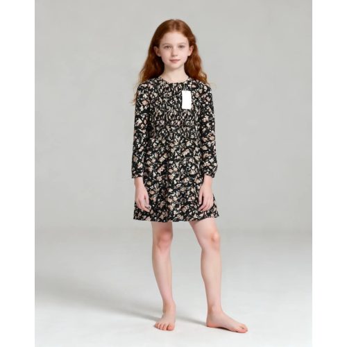 Miss E-Vie virágos kislány ruha - 116-122 (ÚJ)