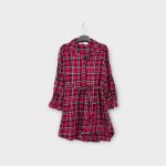 H&M kockás kislány ruha - 122