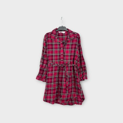 H&M kockás kislány ruha - 122