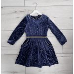 Joules kislány bársonyruha - 110