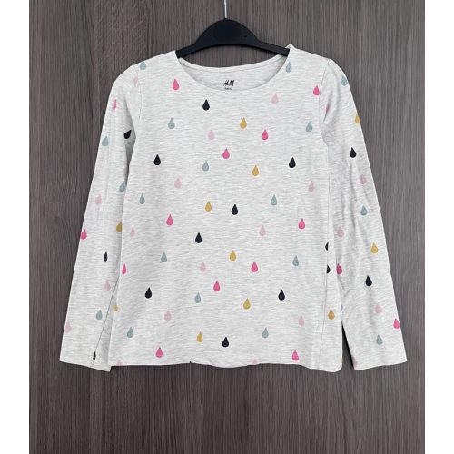 H&M cseppes lányka felső - 134-140