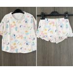 F&F rózsaszín pizsama szett - 98-104