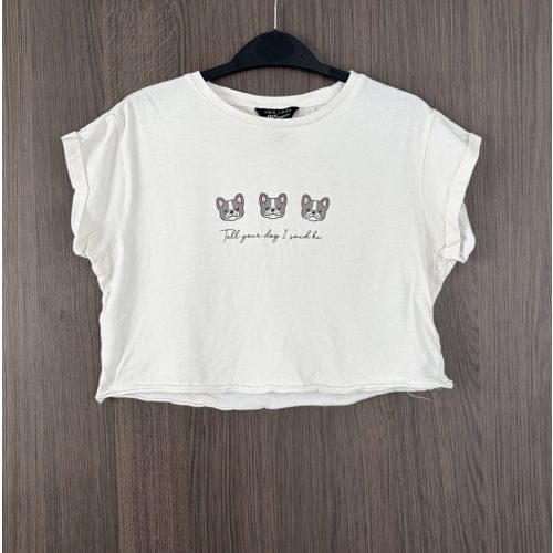 New Look kiskutyás lányka póló - 140