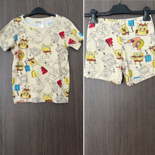 H&M Spongyabob pizsama szett - 134-140