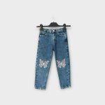 Denimc Co. hímzett kislány farmernadrág - 110