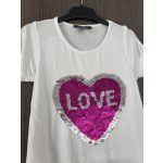 Primark flitteres póló - 104