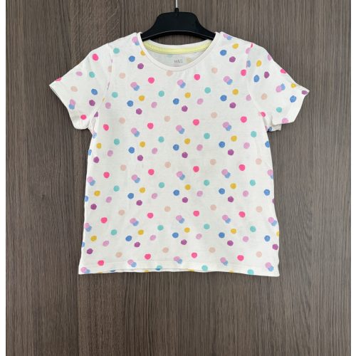 M&S pöttyös kislány póló - 110