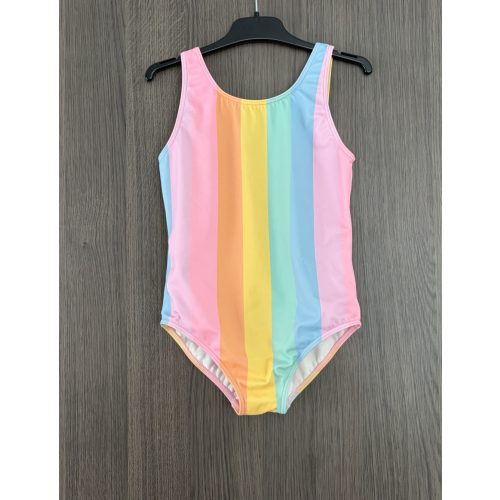 F&F színes kislány fürdőruha - 128