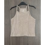 H&M csíkos lányka top - 158-164