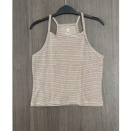 H&M csíkos lányka top - 158-164