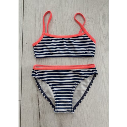 Csíkos kislány bikini szett - 92-98