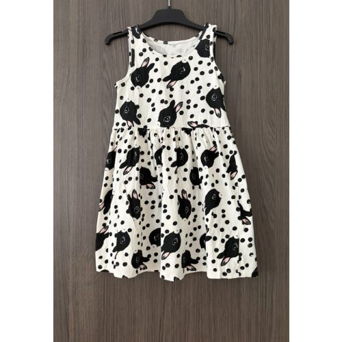 H&M nyuszis kislány ruha - 110