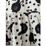 H&M nyuszis kislány ruha - 110