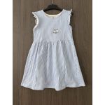 H&M csíkos kislány ruha - 110-116