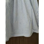H&M csíkos kislány ruha - 110-116