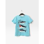 H&M cápás kisfiú póló - 122-128