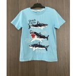 H&M cápás kisfiú póló - 122-128