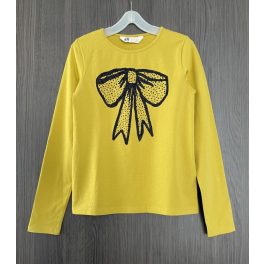 H&M csillámló mintás kislány felső - 134-140